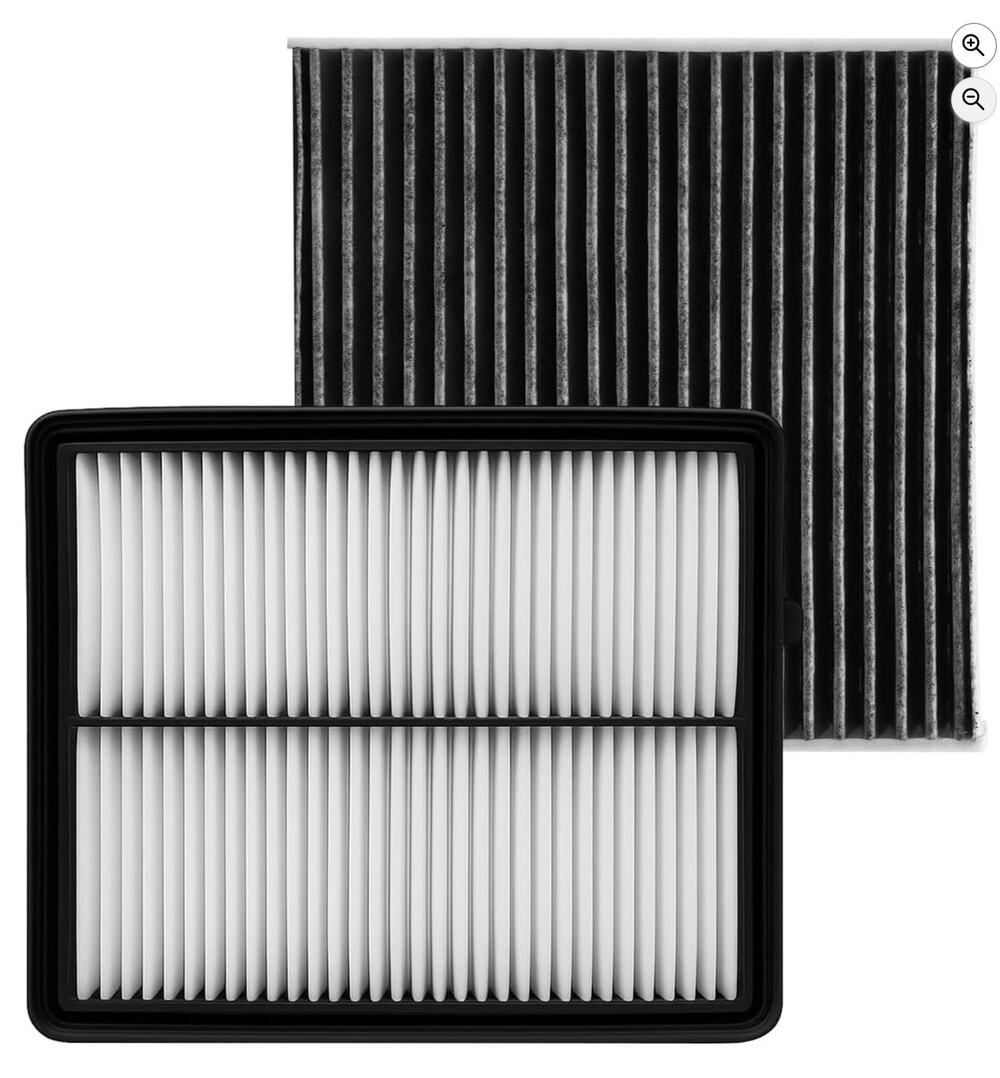 Comb Engine Cabin Air Filter for Acura RDX 2025 2024 2023 2022 2021 2020 2019